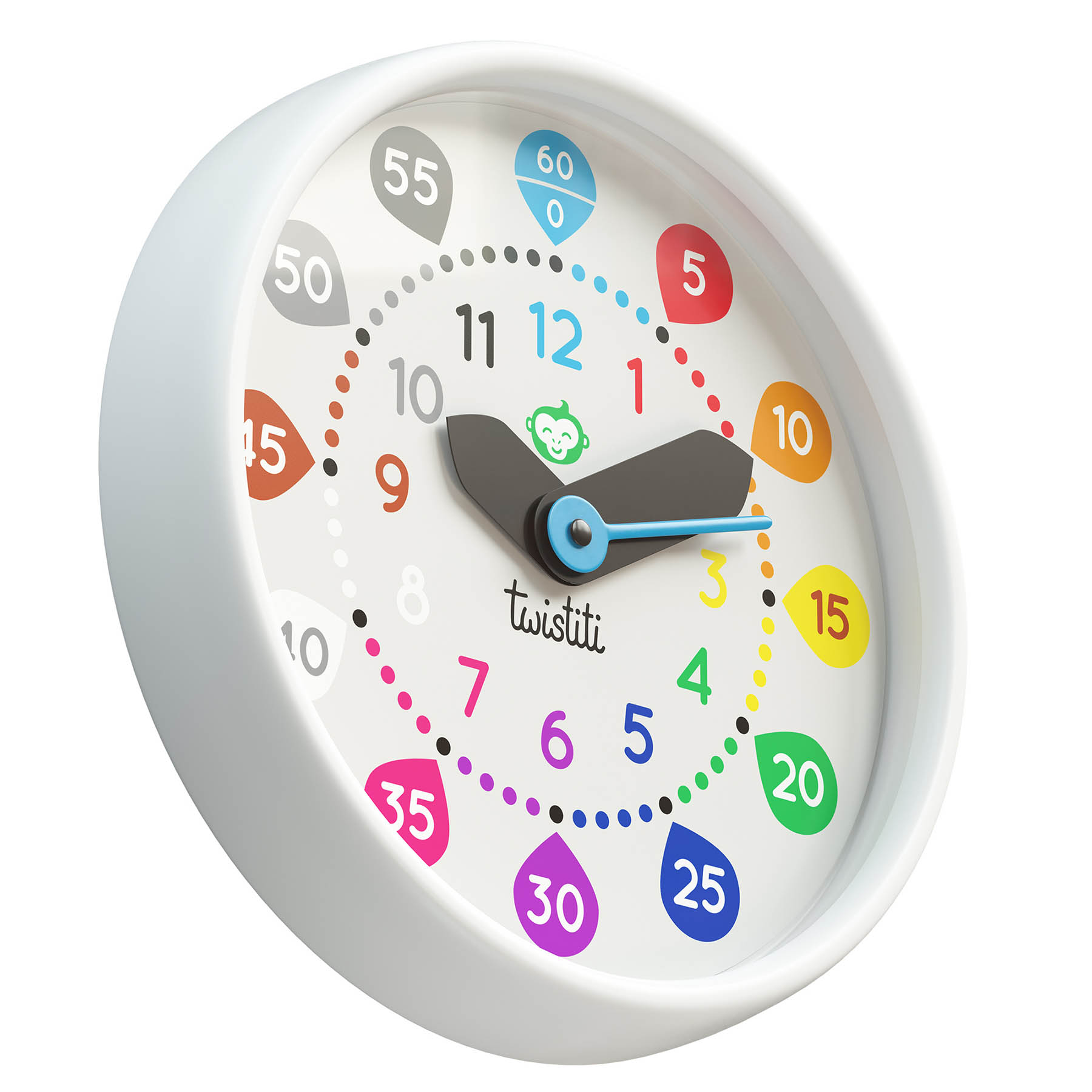 Orologio da Parete Numeri - Educational watch to teach the time to children  - TWISTITI