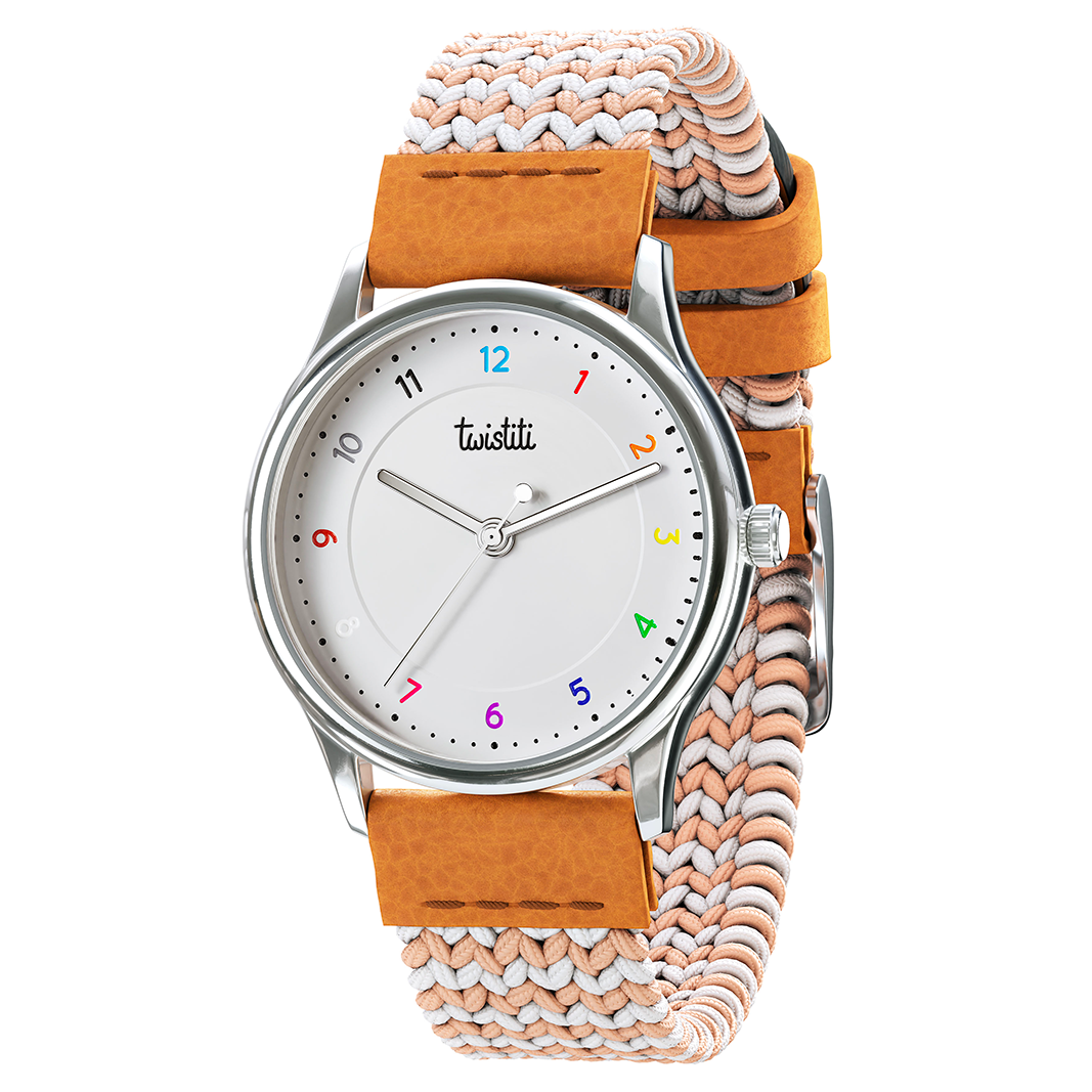 Montre Nombres 9+ Rose