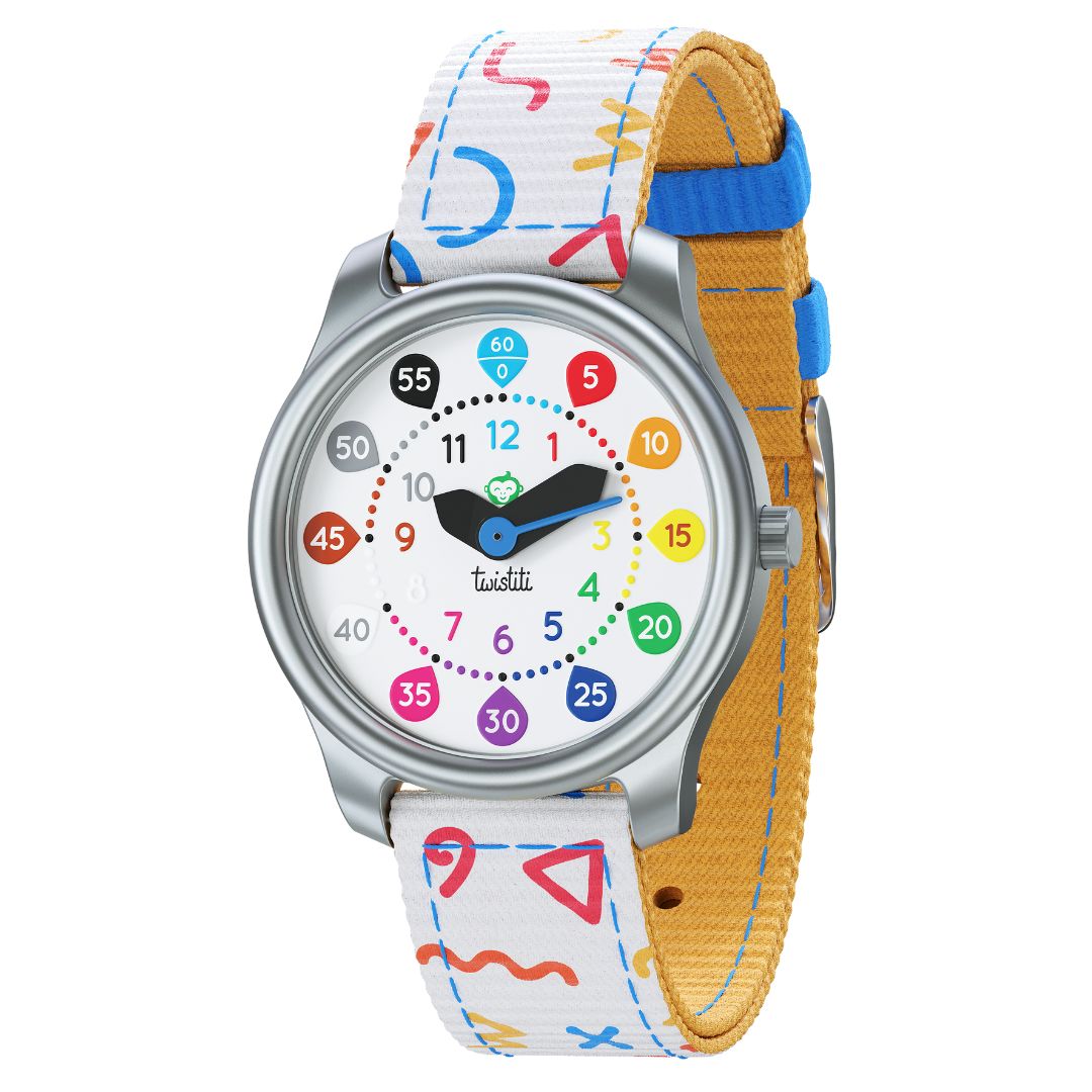 Numeri Outline - Educational watch to teach the time to children - TWISTITI